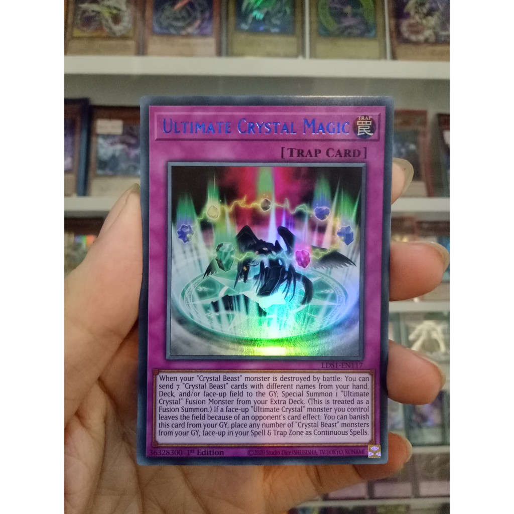 Thẻ Bài Lẻ Yugioh Mã Lds1 En117 Ultimate Crystal Magic Ultra Rare Blue 1st Edition 9087