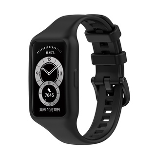 Dây Đeo Silicone Kèm Ốp Cho Đồng Hồ Thông Minh Huawei Band 6 7 Honor Band 6 pro