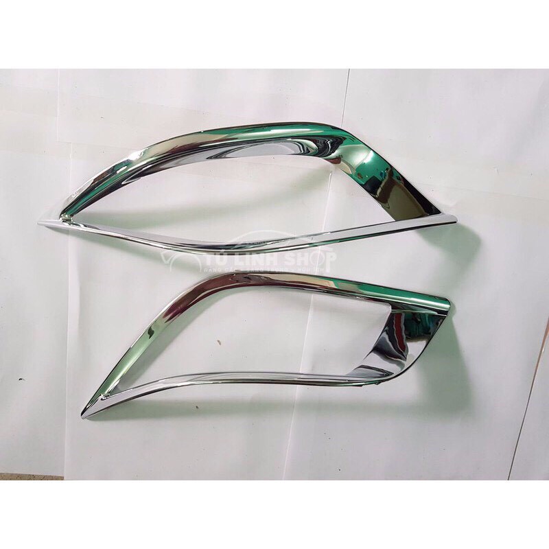Ốp viền đèn gầm trước, sau xe Toyota Vios đời  2014-2017 mạ crom cao cấp