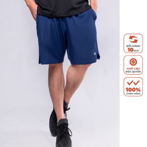 Quần Short Nam Livan Sport Rimo Siêu Nhẹ Hỗ Trợ Vận Động Tối Đa Màu Xanh Than