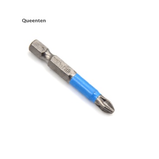 Queenten mới 1 pc 1/4 "hex từ tính không chống trượt tầm xa tua vít điện bits ph2 chiều dài 50mm dụng cụ điện một mặt