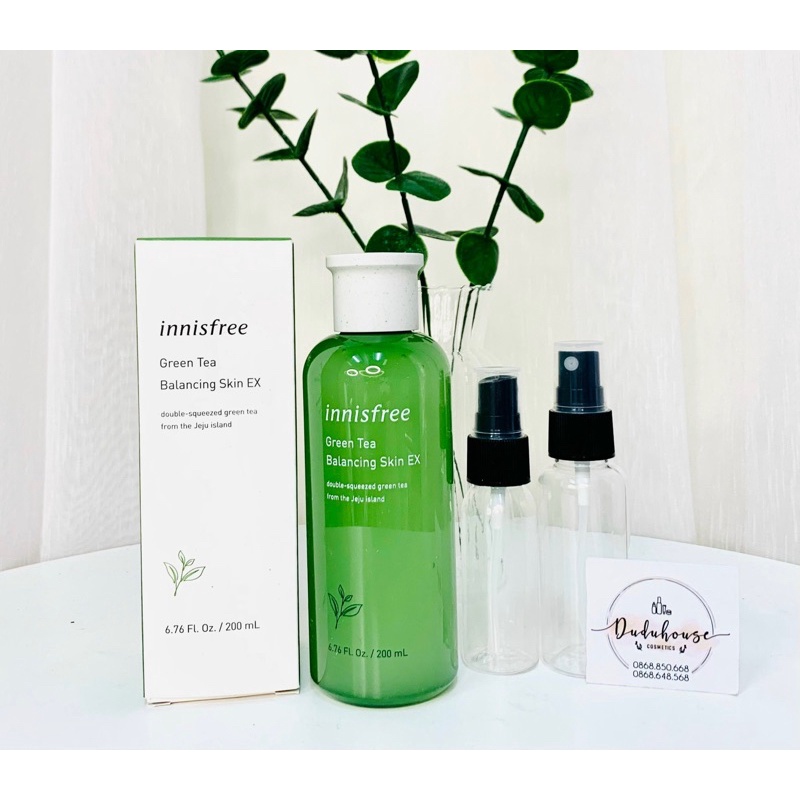 Nước Hoa Hồng Innisfree Trà Xanh Green Tea Balancing Skin EX Toner