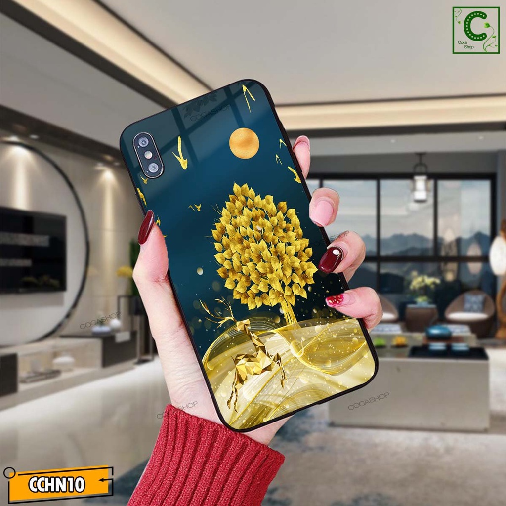 Ốp lưng iPhone cao cấp - Kim tiền vàng lộc lá cùng cảnh vật may mắn - 6/6plus/6s/6splus/7/7plus/8/8plus/x/xr/xs/11/12..