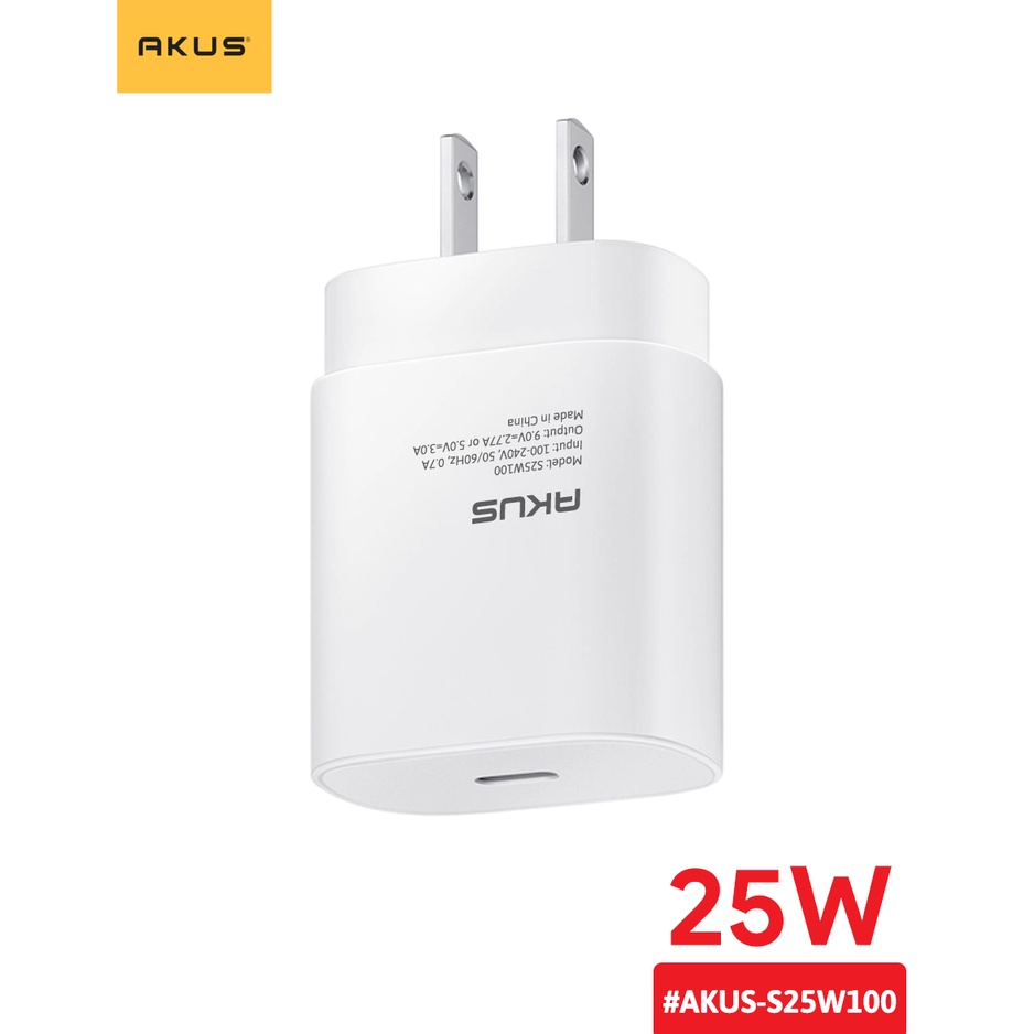 Ảnh Củ sạc 25w sạc nhanh AKUS-S25W100 - HÀNG CHÍNH HÃNG 2