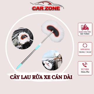 Cây Lau Rửa Xe Ô Tô Cán Dài Lông Mềm – CHỔI DÀI