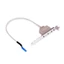 NAMA Full Size Giá Đỡ Bo Mạch Chủ 9pin Đến 2 Cổng USB 2 0 Nữ Mặt Sau Bảng Đầu Nối Cáp Adapter Chiều Dài 30cm