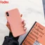 Ốp Điện Thoại Nhựa Mềm Màu Trơn Cho iPhone 7 8 6 6s Plus 7plus 8plus