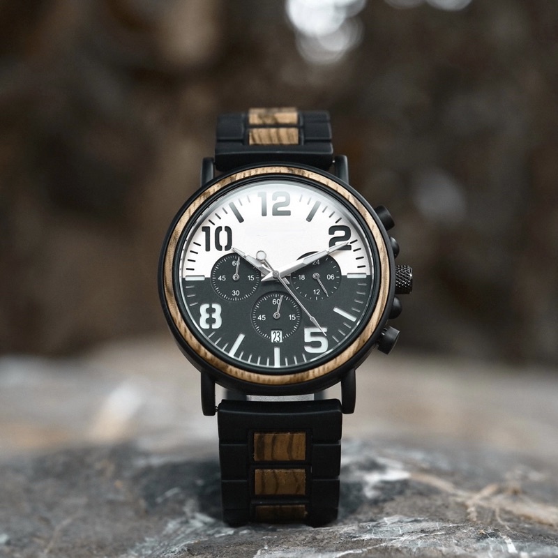 Đồng hồ đeo tay nam vỏ gỗ WoodWatch GR25-1A