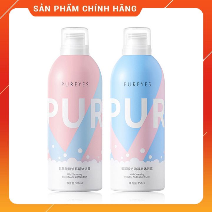 [ HÀNG CHÍNH HÃNG ] Sữa Tắm Pureyes Tạo Bọt Trắng Da 350ml | Shopee ...