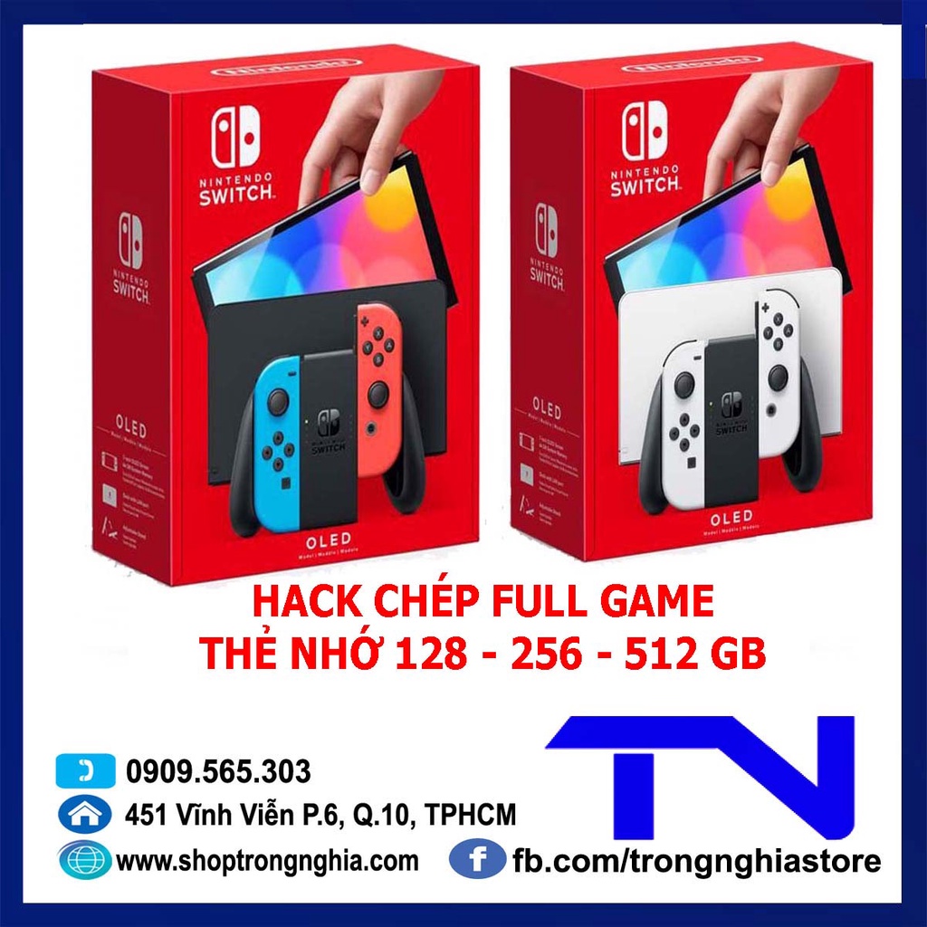 Máy Nintendo Switch Oled Bẻ Khóa Mod Chip V6 chơi full game - Tặng ...