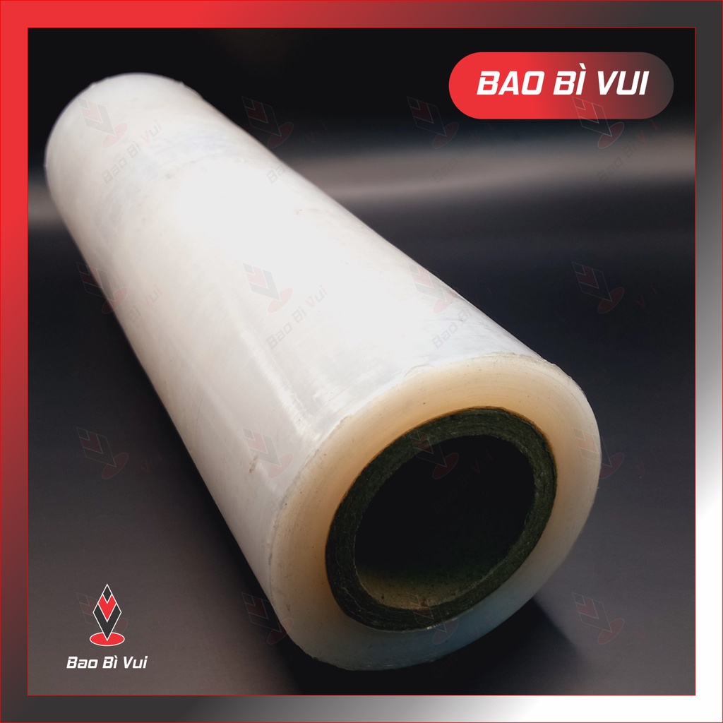 Màng PE quấn máy, pallet tiết kiệm khổ 20 cm/30 cm/ 50 cm - BAO BÌ VUI