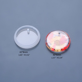 Kra 6 Chiếc DIY UV Epoxy Khuôn Handmade DIY Móc Khóa Nhựa Khuôn Silicon