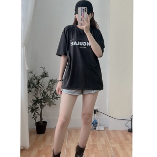 Áo Thun Singular Form Rộng Nữ Phông tay lỡ dáng suông in hình vintage, 3158 retro cá tính Ulzzang