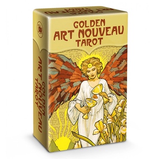 Bộ Bài Golden Art Nouveau Tarot - Mini Edition (Mystic House Tarot Shop) - Bài Gốc Authentic Chính Hãng 100%