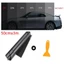 FANIELLAPOWELL 300x50cm Cửa sổ ô tô Tint Auto Dark Khói đen Nhãn dán kính nóng
