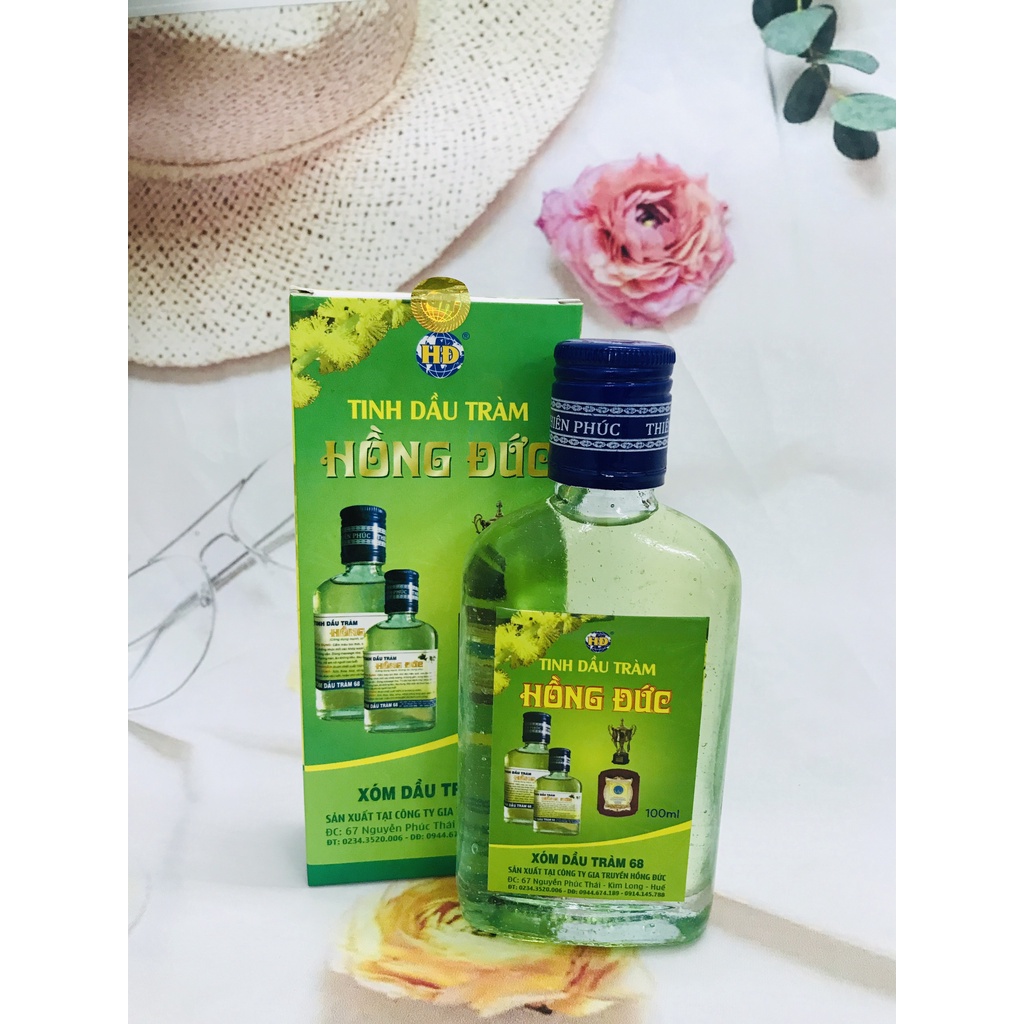 Tinh dầu tràm Hồng Đức 100ml  - chống muỗi đốt, chống sốt xuất huyết