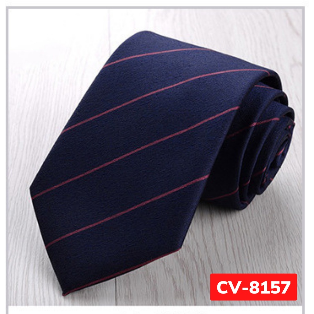 Cavat Nam bản to 8cm cao cấp thời trang, Cà vạt công sở, Cravat chú rể ...