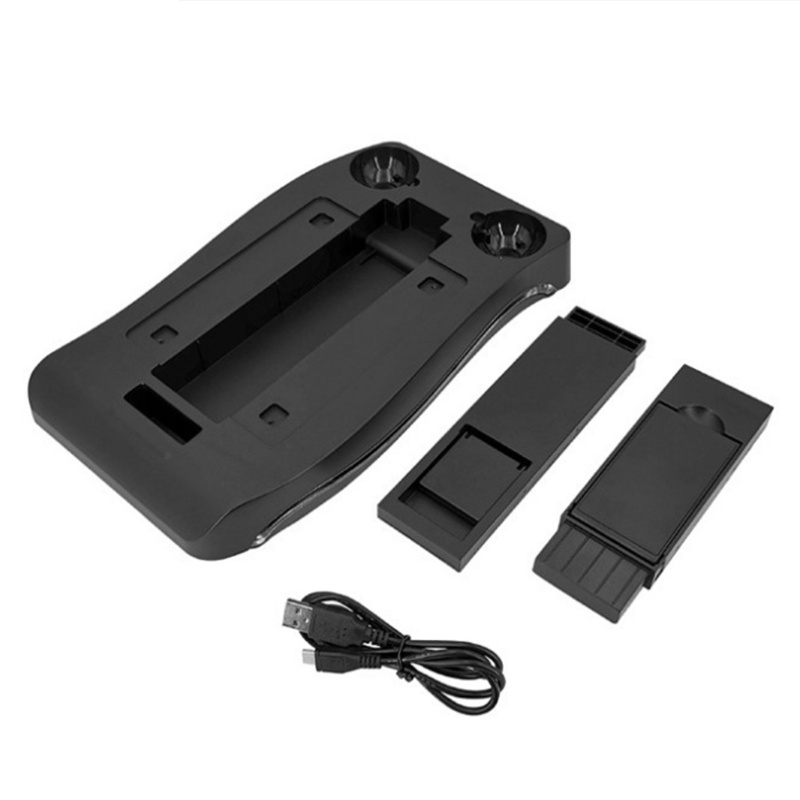 Fol 4 in1 PSVR Đế trưng bày sạc VR Kính kết nối Bộ lưu trữ có đèn làm mát Giá đỡ đa chức năng