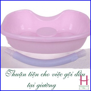 Chậu gội đầu tại giường cho người già, bà bầu, trẻ nhỏ -Thau gội đầu tiện ích (MS: 2206)