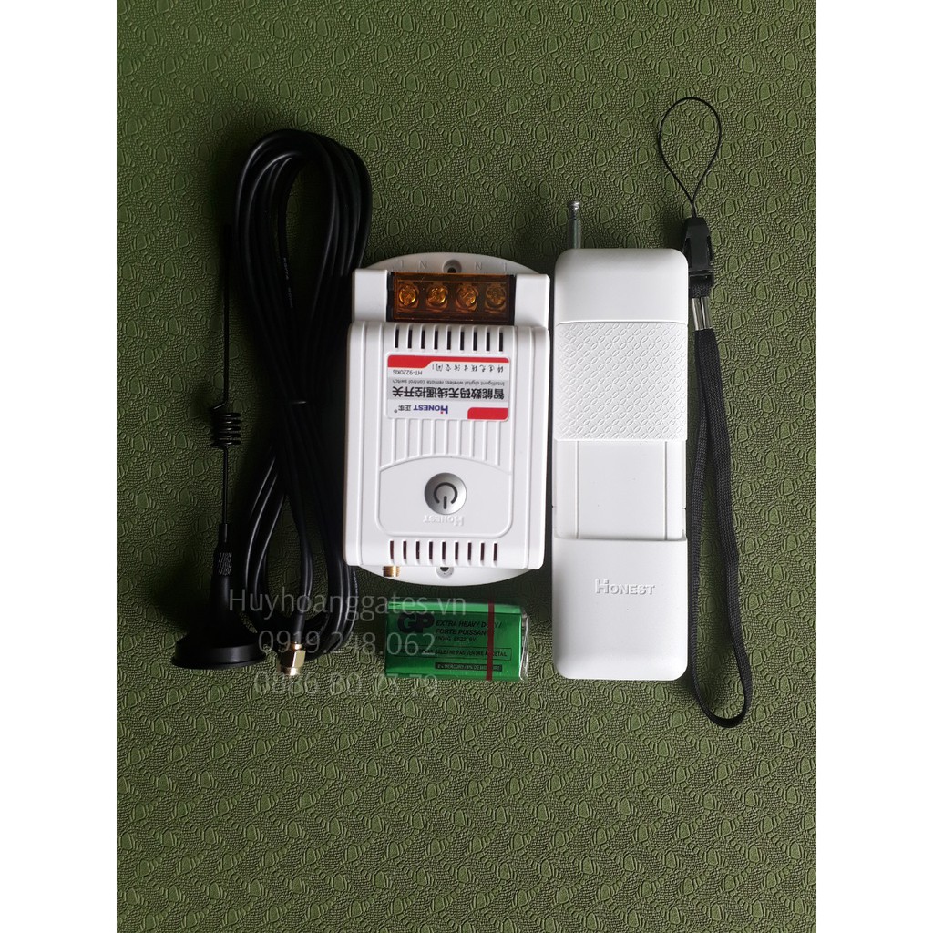 Công tắc điều khiển từ xa 5Km Honest HT-9220-5 (40A/220V) - CÓ CHỨC NĂNG HỌC LỆNH