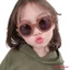 Kính râm trẻ em MG-, Kính râm gọng tròn cho bé trai và bé gái, Trắng / Đen / Xanh / Nâu / Xanh / Mơ / Cà phê