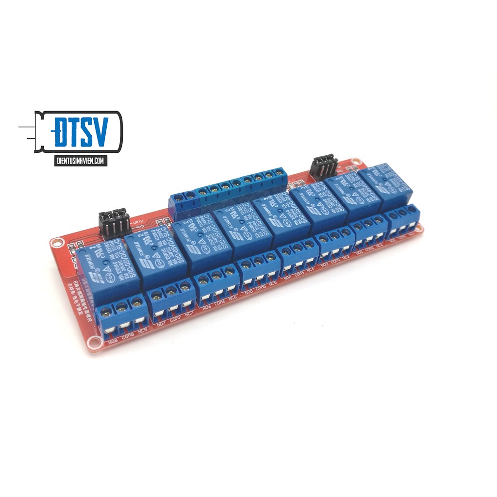 Module Relay 8 Kênh 5V có opto | Shopee Việt Nam