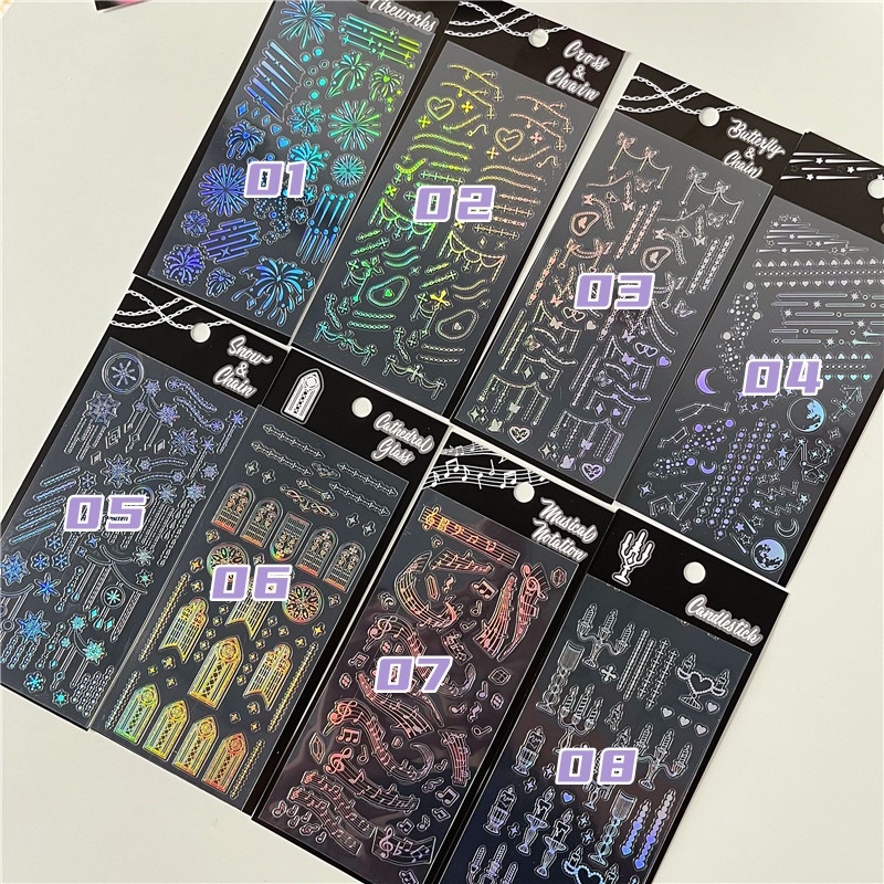 Stickers Viền Galaxy Hình dán Trang Trí Toploder chi tiết nhỏ | Shopee ...
