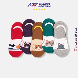 [ Combo 5 đôi ] Tất hài nữ T&T Socks - NU31.011