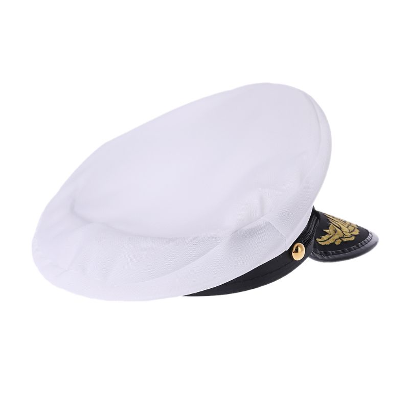 Vic Trắng Trưởng Thành Du Thuyền Thuyền Thuyền Trưởng Hải Quân Mũ Trang Phục Đảng Cosplay Đầm Thủy Thủ