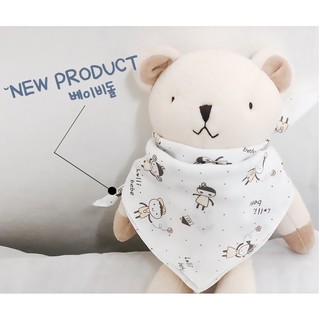 [Mua 2 tặng 1] Set 5 Khăn sữa cho bé OZMAM 100% cotton tinh khiết an toàn cho bé (chính hãng Hàn Quốc)