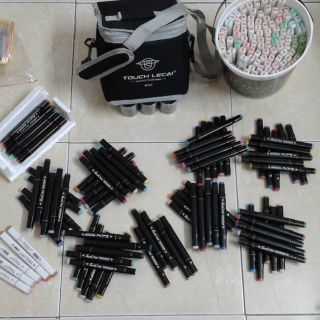 Túi đựng bút có quai xách/ có dây đeo vai, chuyên dùng cho các loại marker như Touch Liit, Touch soft head, Mingyun...