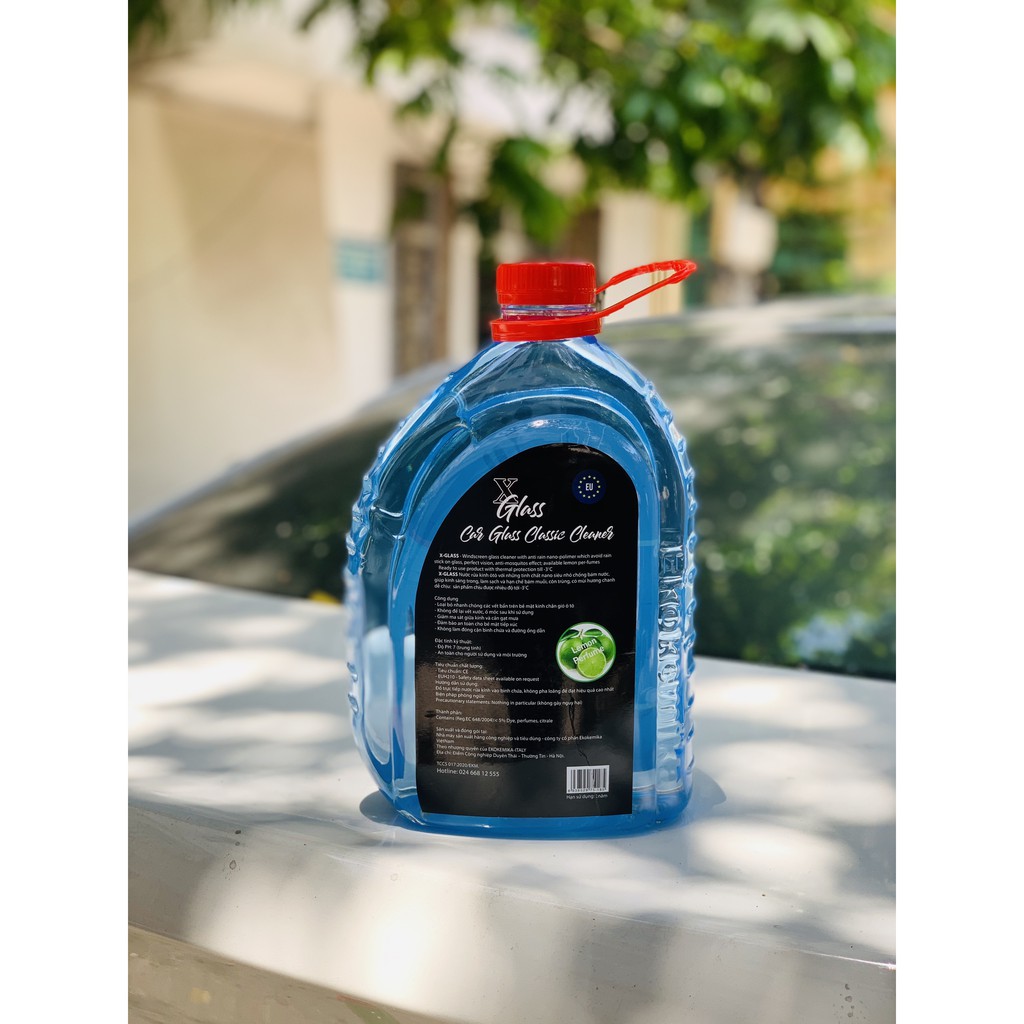 NƯỚC RỬA KÍNH Ô TÔ XGLASS CLASSIC THƯƠNG HIỆU EKOKEMIKA DUNG TÍCH 3.2L