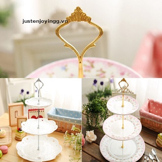 1 Bộ Giá Để Bánh Kem 3 Hoặc 2 Tầng Có Tay Cầm Tiện Lợi