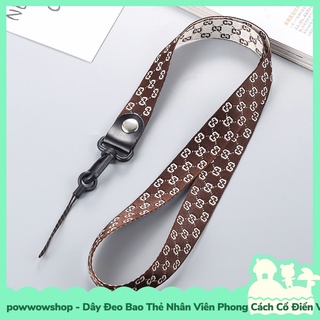 [Sẵn VN - Hỏa Tốc] Dây Vải 40cm Đeo Bảng Thẻ Nhân Viên Phong Cách Cổ Điển Vintage Retro