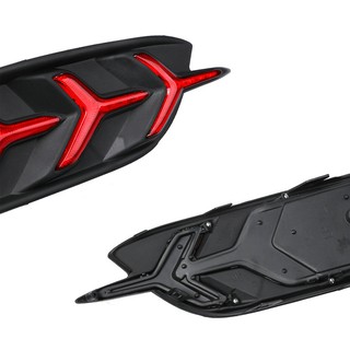 Khung Đèn led Phản Quang Màu Đỏ Gắn Đuôi Xe Hơi honda civic 2016 2017 2018 2019 2020
