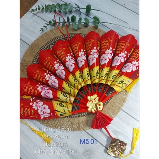 Liễng quạt làm từ bao lì xì treo trang trí Tết/ bao lixi giấy C150 ...