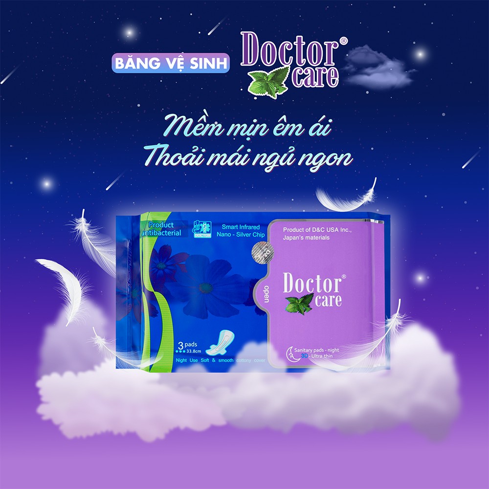 Ảnh Băng vệ sinh thảo dược D&C ban đêm 33.8cm Combo 6 gói 2