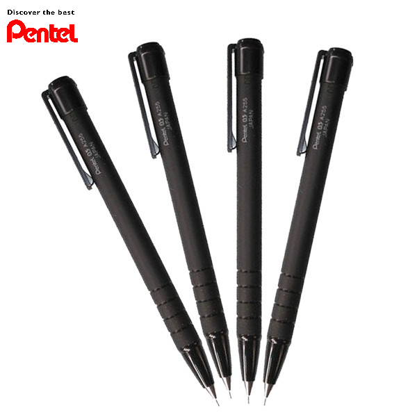 Ảnh Bút Chì Bấm Pentel A255 0.5mm Học Sinh - Thiết Kế Đơn Giản Bảo Vệ Đầu Ngòi 3