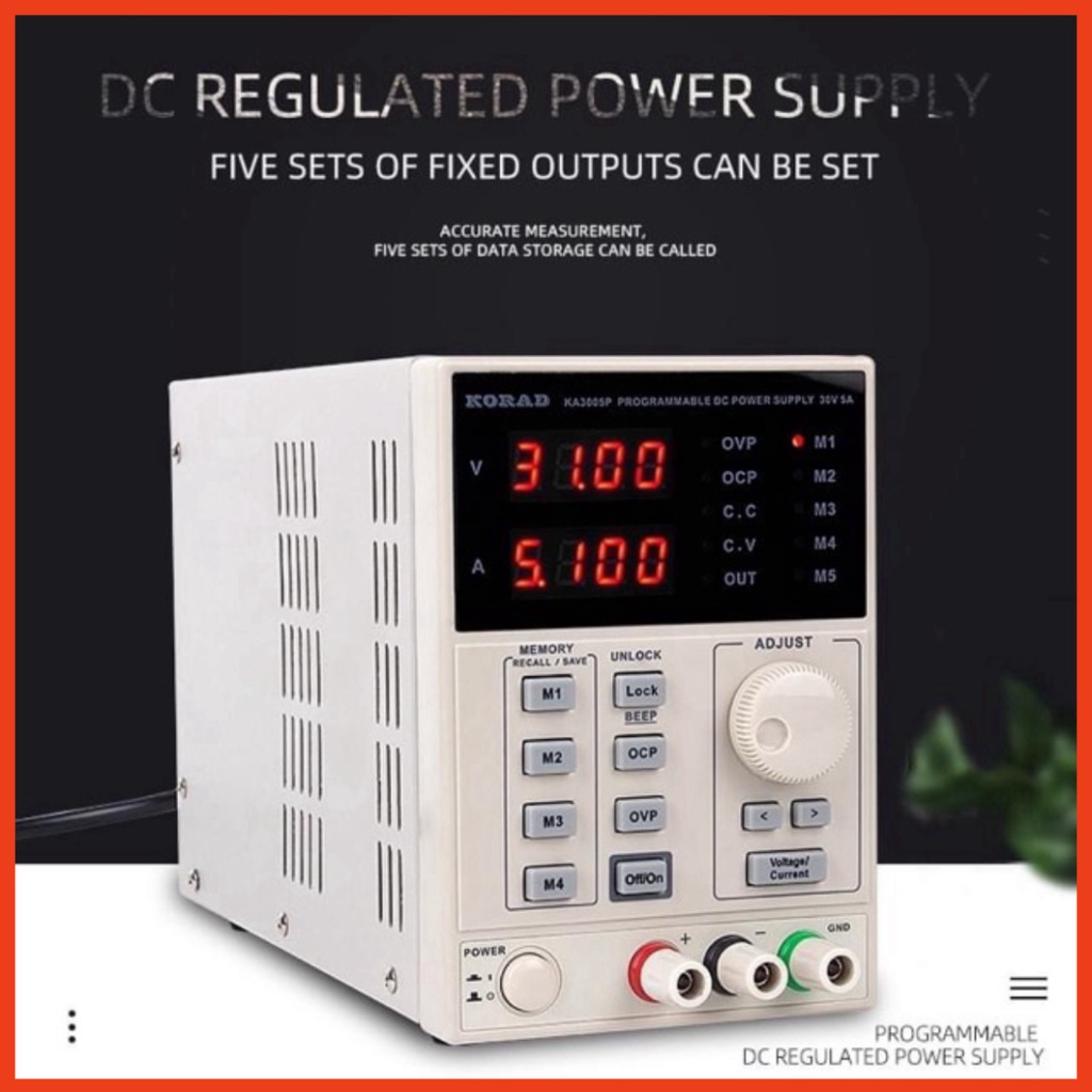 Máy cấp nguồn DC KOARD KA3005D 150W dùng cho bo mạch điện thoại