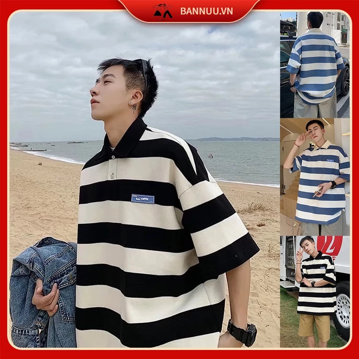 Áo Phông Áo Polo Bông Polo Nam Thời Trang Áo Thun Có Cổ Nữ Sọc Áo Thun Nam Có Cổ Hàn Quốc Áo Thun Có Cổ Nữ From Rộng áo phông polo nam