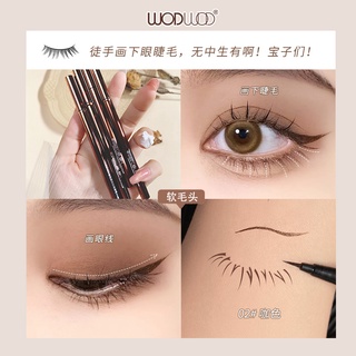 Bút Kẻ Mắt Nước WODWOD 0.01mm Màu Đen / Nâu Lâu Trôi Chống Thấm Nước NO.W931