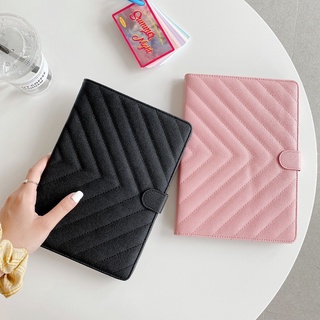 Ốp Máy Tính Bảng Da Gấp Gọn Có Khóa Giá Đỡ Cho iPad Air 5 4 3 2 1 Pro 11 10.5 9.7 Mini 6 5 10.2 9th 8th 7th