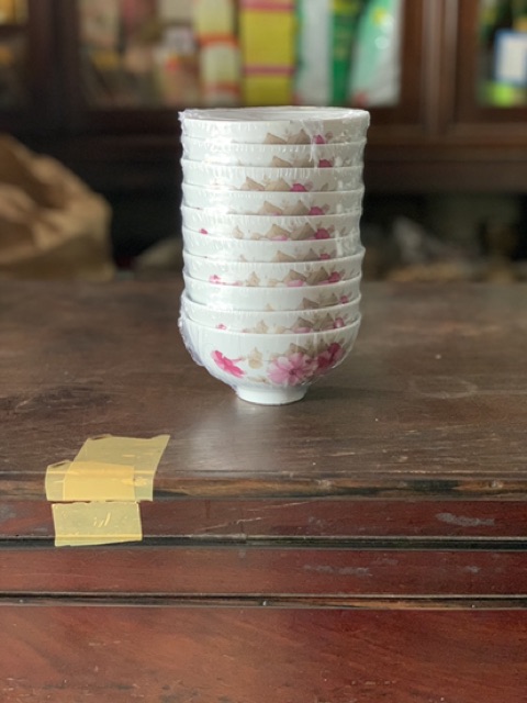 SET 5 CHÉN SỨ CAO CẤP CK ( CHUAN KUO ) BÔNG 3027 , 3014 , 3030 , 3040