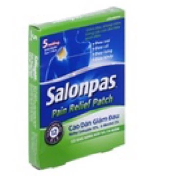 Salonpas Pain Relief Patch hộp 3 miếng hộp 5 miếng cao dán giảm đau…