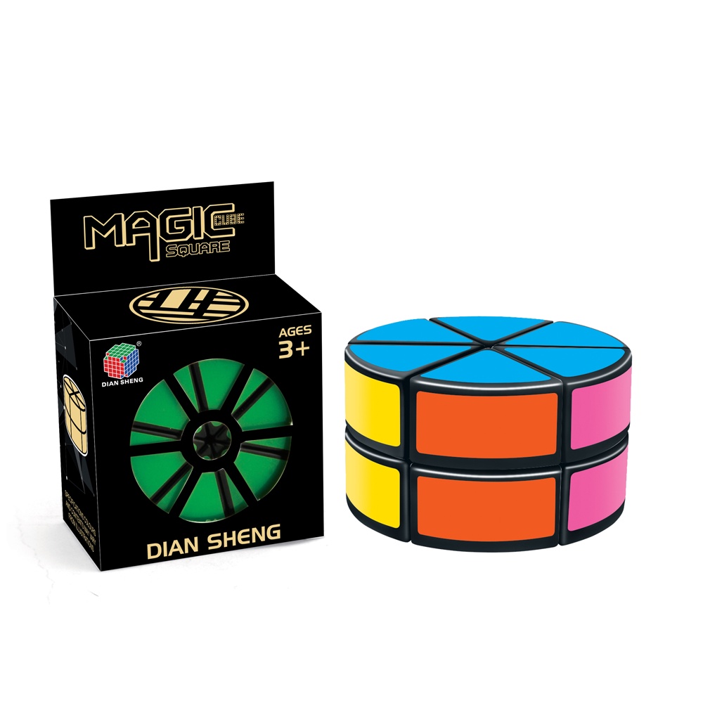 [Chính Hãng] Rubik Biến Thể DianSheng Cylinder 2x2 2-Layer Cheese Wheel ...