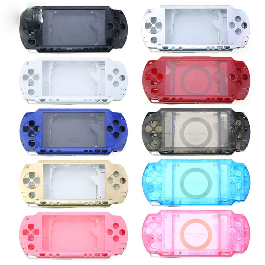 Custodia Completa Rossa Per Sony PSP 1000 – Cover E Pulsanti Di Ricambio - Foto 2