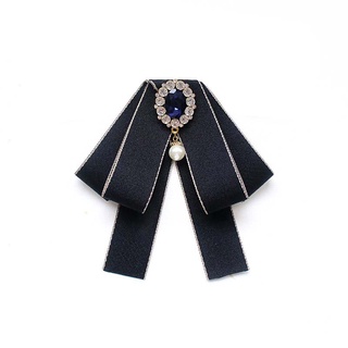 Nữ Phù Hợp Với Nơ Pha Lê Ngọc Trai Mặt Dây Chuyền Cổ Hoa Trâm Cài Chuyên Nghiệp 12 * 12cm