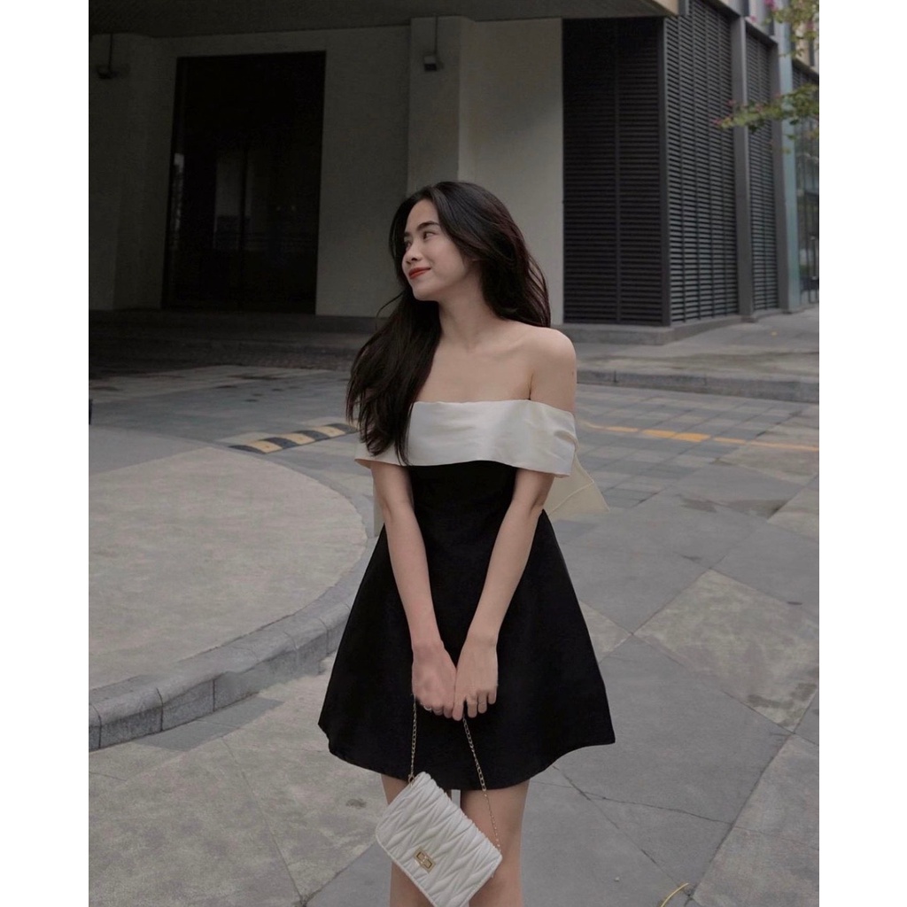 ĐẦM TRỄ VAI NƠ LƯNG, VÁY BẸT VAI NƠ LƯNG, ĐẦM ĐI TIỆC - MEOINDAHOUSE- SANG CHẢNH ⚡HỎA TỐC - SIÊU RẺ⚡
