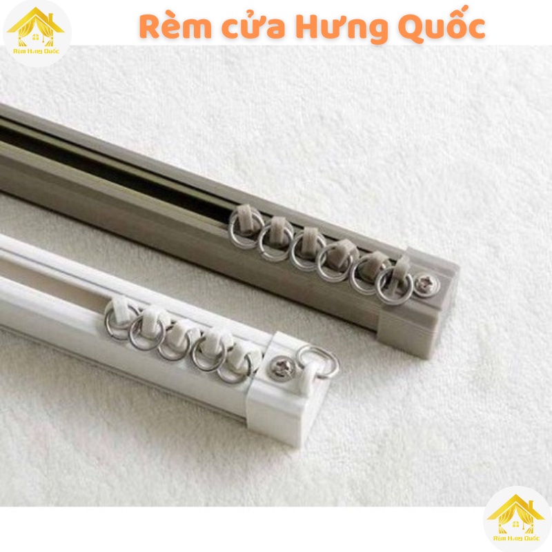 Thanh Ray Trượt và Thanh Treo Rèm Đầy Đủ Phụ Kiện - Thanh Rèm Cửa Gồm ...