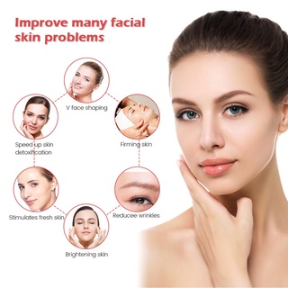 Thanh nâng cơ mặt vàng 24K Con lăn hình chữ T Dụng cụ rung Máy mát xa giảm béo Làm đẹp da mặt Dụng cụ chăm sóc da